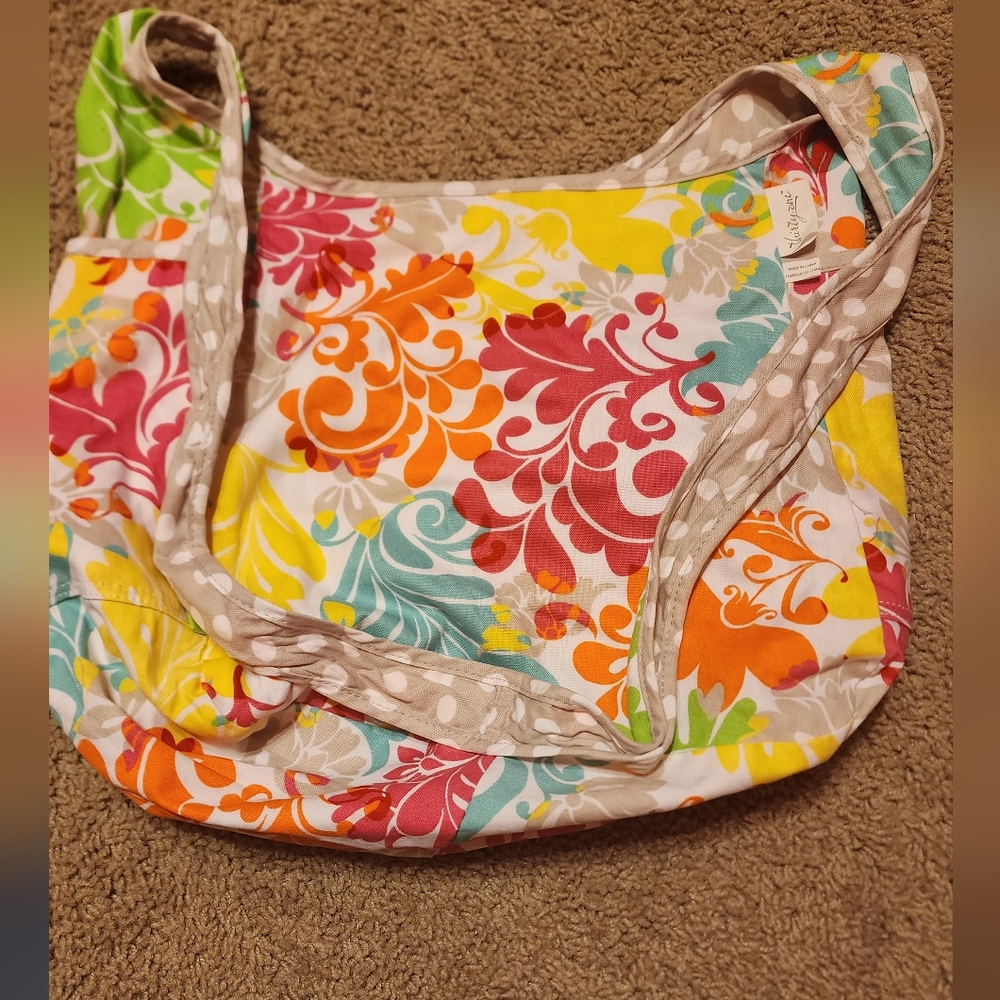 Thirty-One Reversable Hobo Crossbody Bag NWOT
